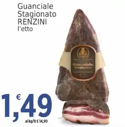 Market Ingross Guanciale Stagionato Renzini offerta