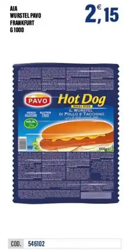Adhoc Hot Dog PAVO offerta