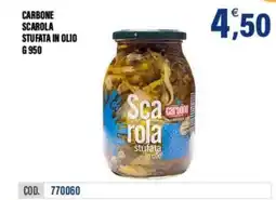Adhoc Scarola stufata in olio Carbone offerta