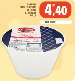 Adhoc Galbani Professionale Ricotta Standard offerta