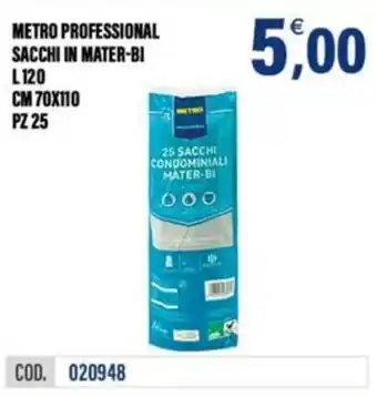 Metro Professional sacchi in mater-bi
