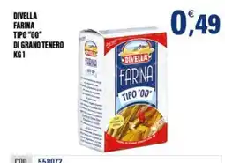 Adhoc Divella farina tipo "00" offerta