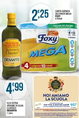 Sidis Olio extra vergine di oliva classico Desantis offerta