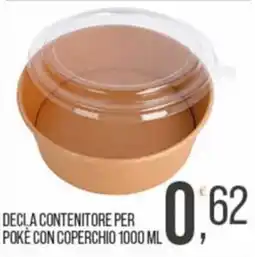 Cash pro Deca contenitore per poke con coperchio offerta