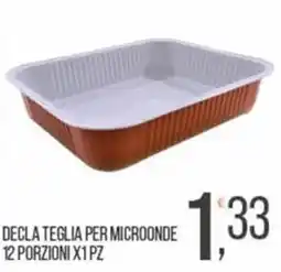Cash pro Decla teglia per microonde offerta