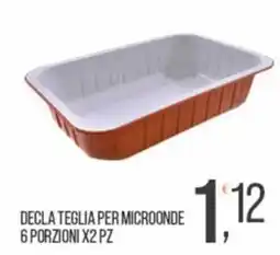 Cash pro Decla teglia per microonde offerta