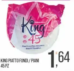 Cash pro King piatto fondi / piani offerta