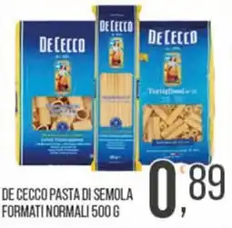 Cash pro De Cecco pasta di semola offerta