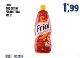 Adhoc Friol olio di semi per frittura offerta