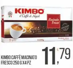 Cash pro Kimbo caffè macinato fresco offerta