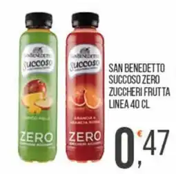 Cash pro San Benedetto Succoso Zero Zucchero Frutta offerta