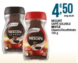 Sidis Nescafé Caffè Solubile Classico/Decaffeinato offerta