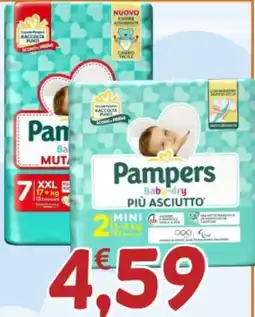 Market Ingross Pampers Baby-dry più asciutto offerta