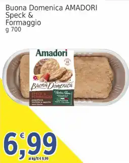Market Ingross Buona Domenica AMADORI Speck & Formaggio offerta
