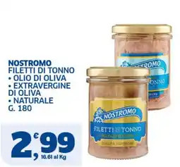 Ok Sigma Nostromo filetti di tonno offerta