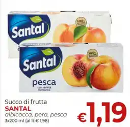 Maxi Nonna Isa Succo di frutta Santal pesca offerta