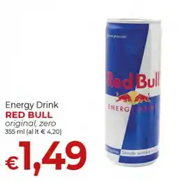 Maxi Nonna Isa Energy Drink Red Bull original, zero offerta