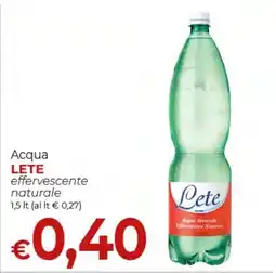 Maxi Nonna Isa Acqua LETE effervescente naturale offerta