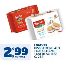 Ok Sigma Loacker biscotto gelato napolitaner offerta
