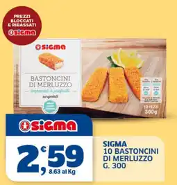 Ok Sigma Sigma bastoncini di merluzzo offerta