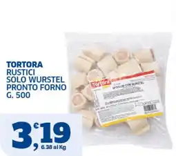 Ok Sigma Tortora rustici solo wurstel pronto forno offerta