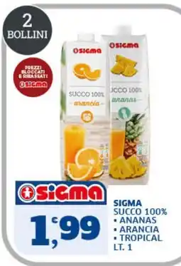 Ok Sigma Sigma succo 100% offerta