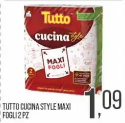 Cash pro Tutto cucina style maxi fogli offerta