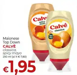 Maxi Nonna Isa Maionese Top Down Calvé classica, spicy mayo offerta