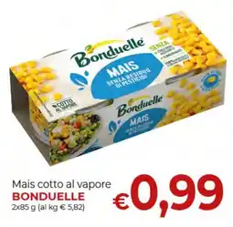 Maxi Nonna Isa Mais cotto al vapore Bonduelle offerta