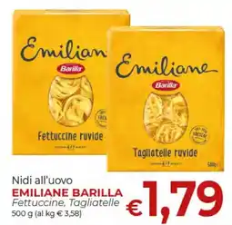Maxi Nonna Isa Emiliane Barilla Fettuccine, Tagliatelle offerta