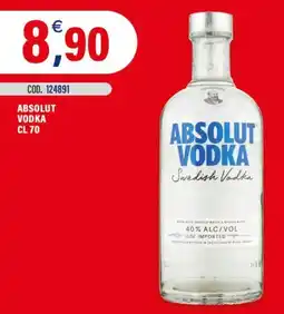 Adhoc Absolut Vodka offerta