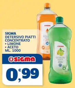 Ok Sigma Sigma Detersivo Piatti Concentrato offerta