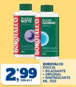 Ok Sigma Borotalco doccia offerta
