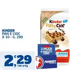 Ok Sigma Kinder Pan e Cioc offerta