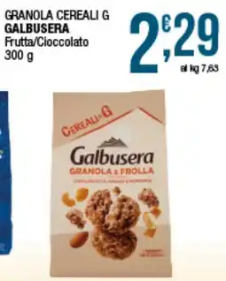 Sidis Granola cereali Galbusera offerta