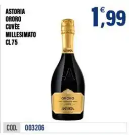 Adhoc Astoria Ororo Cuvée Millesimato offerta