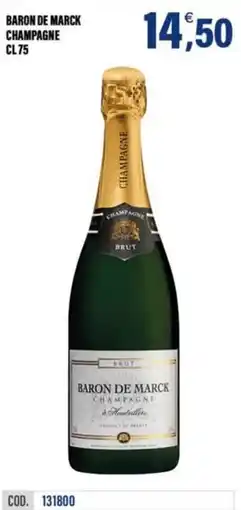 Adhoc Baron de Marck Champagne offerta