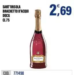 Adhoc Sant'Orsola Brachetto d'Acqui DOCG offerta