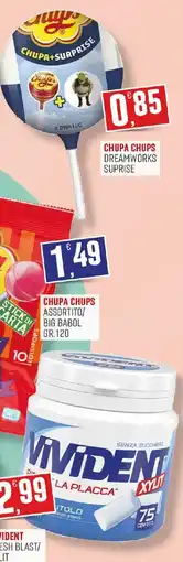 Maxipiù Chupa Chups Dreamworks Suprise offerta