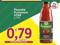 Market Ingross Passata Pummarò STAR offerta
