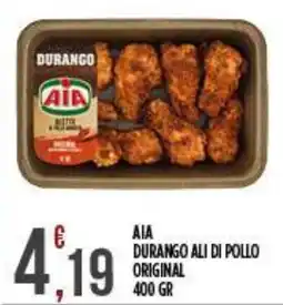 Netto Supermercati AIA Durango ali di pollo original offerta