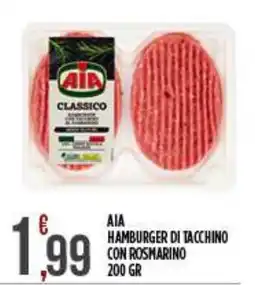 Netto Supermercati AIA Hamburger di tacchino con rosmarino offerta