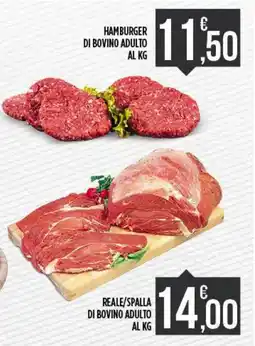 Netto Supermercati Hamburger di bovino adulto offerta