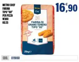 Adhoc Metro Chef farina di grano tenero tipo "00" offerta