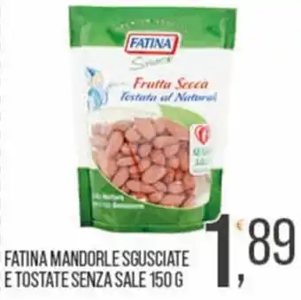 Fatina mandorle sgusciate e tostate senza sale