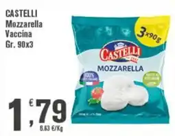 Conté Supermercati Castelli Mozzarella Vaccina offerta