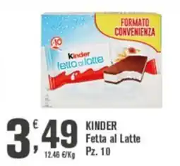 Conté Supermercati Kinder Fetta al Latte offerta