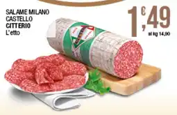 Sidis Salame milano castello citterio offerta