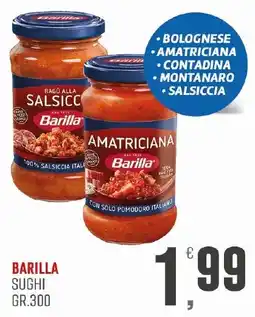 Maxipiù Barilla sughi offerta
