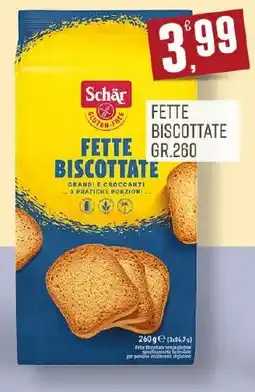Maxipiù Fette biscottate Schär offerta